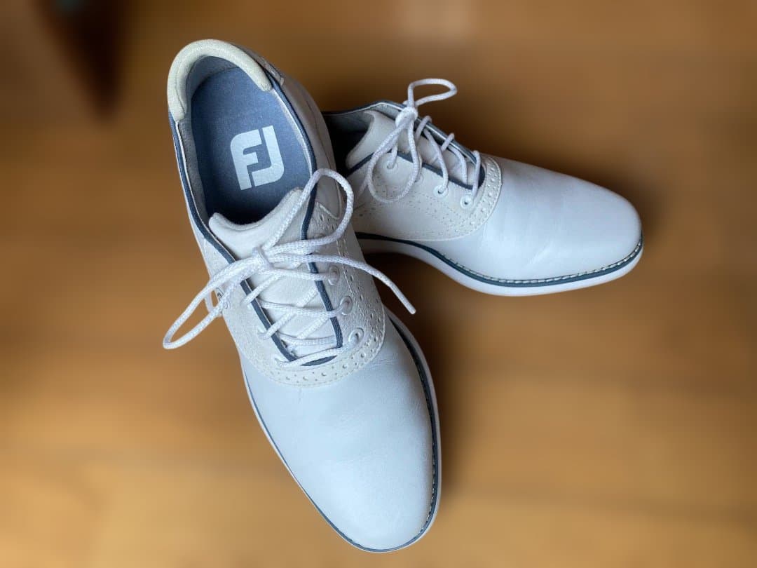 FootJoy　Traditions女性用スパイクレスゴルフシューズ白　24.5