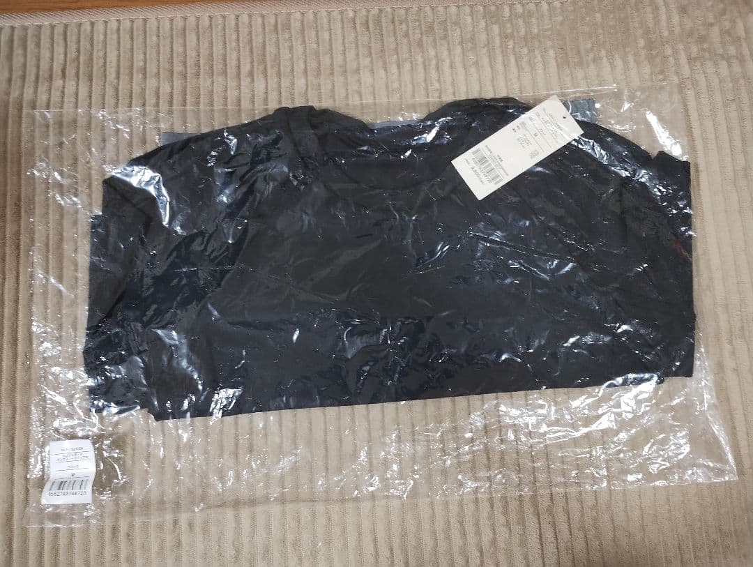 【美品】SUKALA ロゴジャガードロングスリーブトップス ブラック