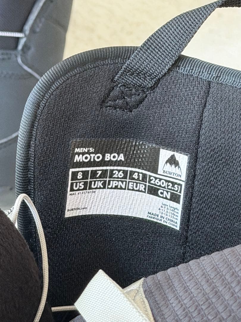 BURTON バートン MOTO BOA WIDE 26.0 スノーボードブーツ