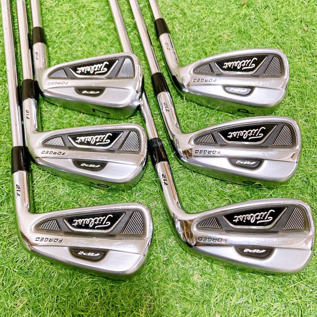 タイトリスト　AP2 712 ゴルフクラブ　メンズアイアンセット　右利きS200