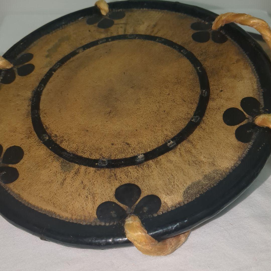 【現状品】和楽器　小鼓　革　鼓
