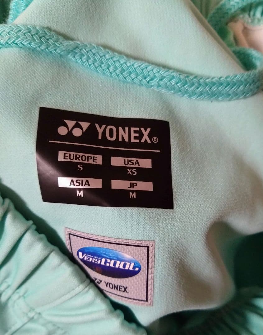 YONEXヨネックスミント系ハーフパンツ