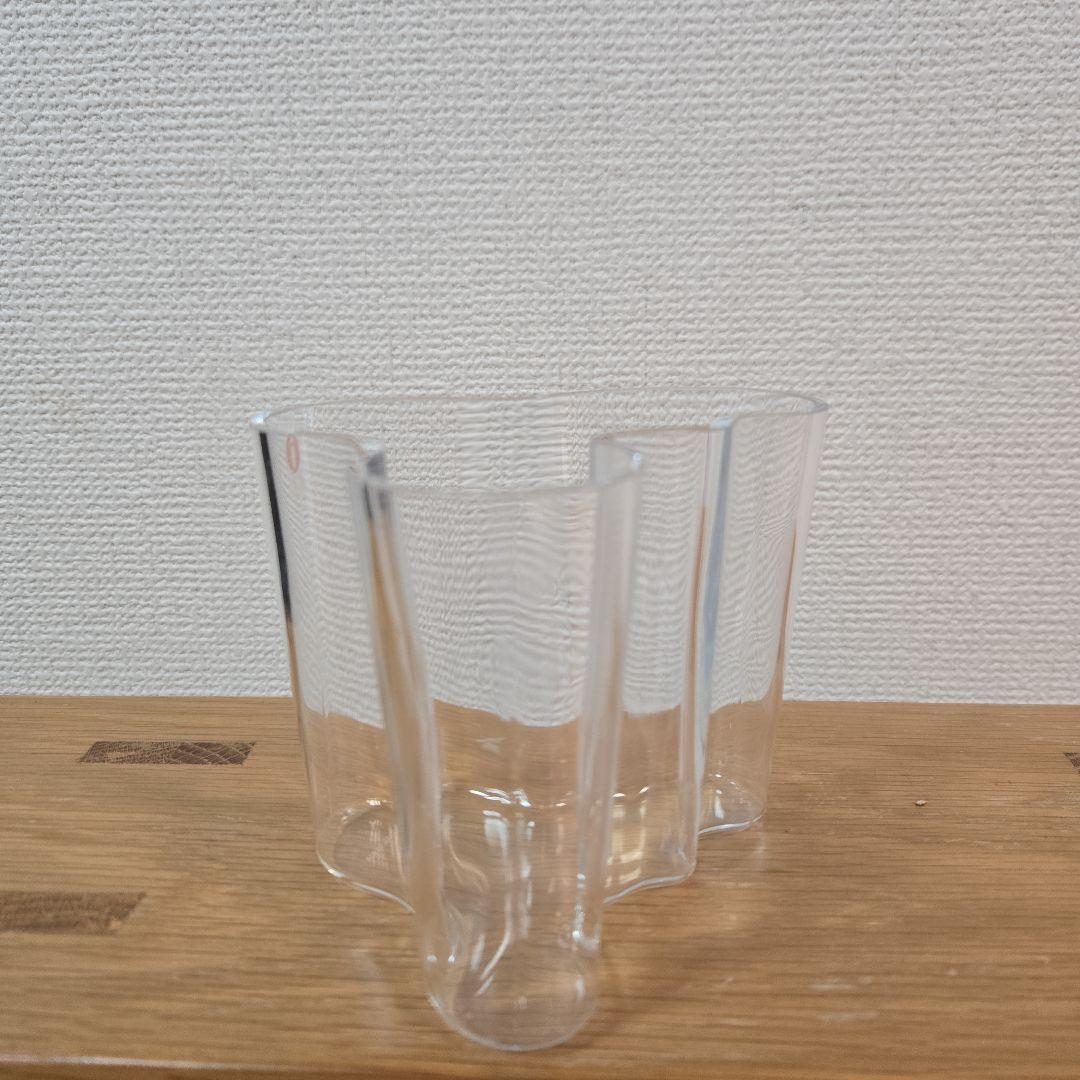 【未使用】イッタラ  アルヴァ・アアルトベース 95mm クリア