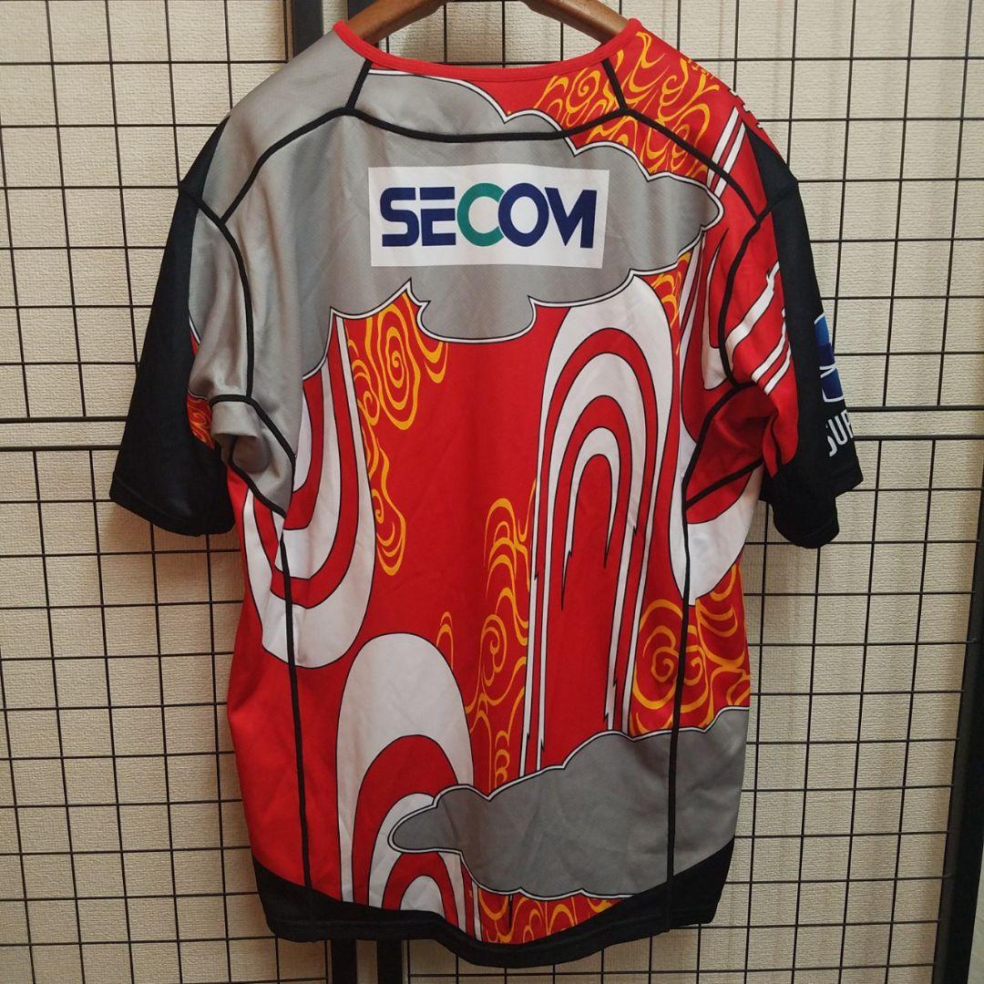 CANTERBURY SUNWOLVES AOYAMA RED 狼 Jersey