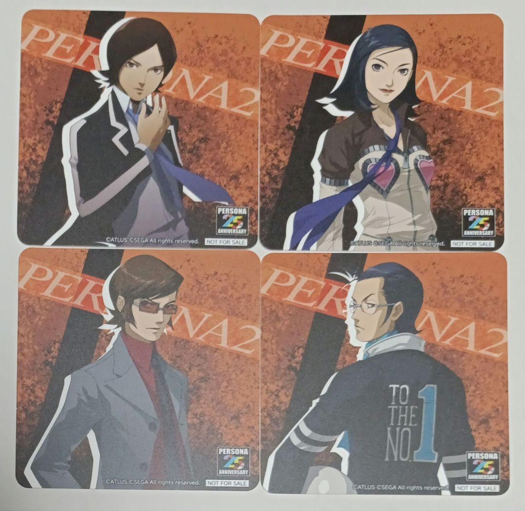 ペルソナ25周年　コラボカフェ　コースター