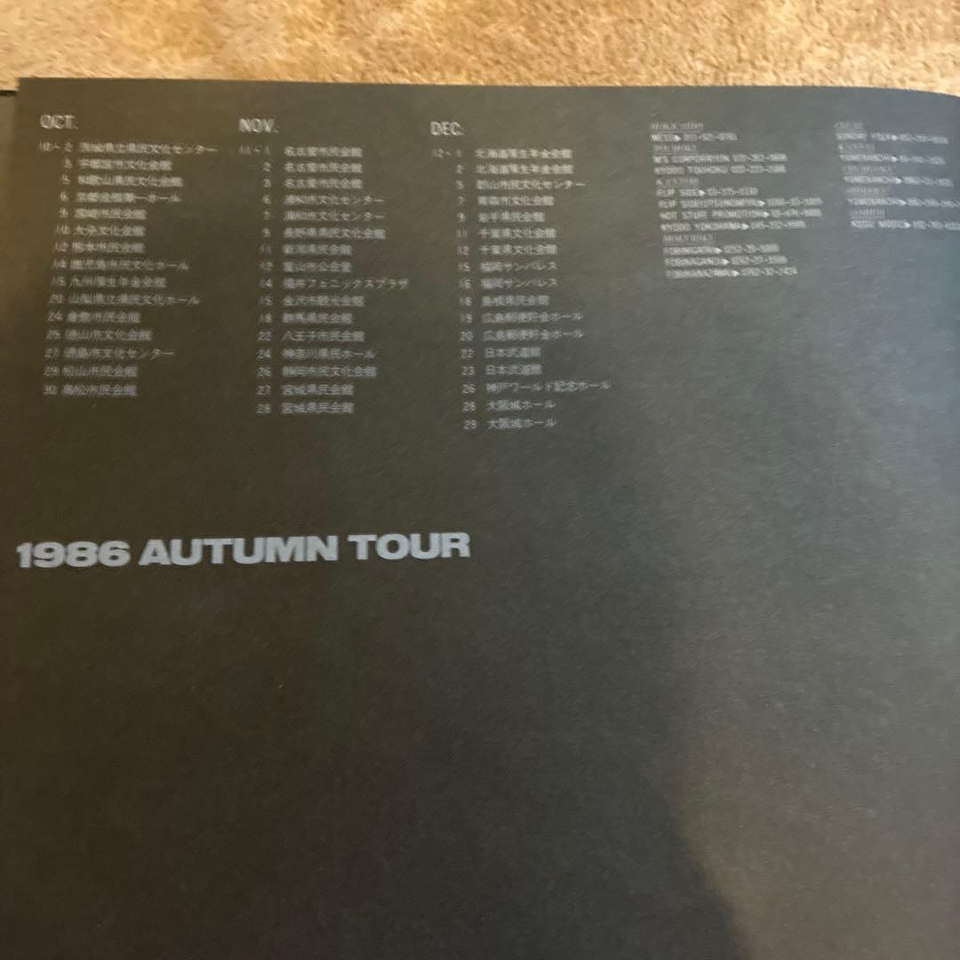 レアALFEE サイン２点　1986 AUTUMN TOURアルバム1点