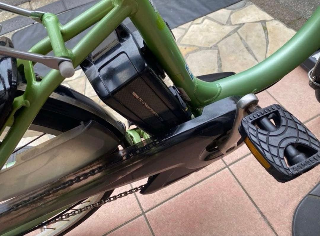 YAMAHA PasNatura 8.7Ah グリーン 充電器付属　引き取り限定