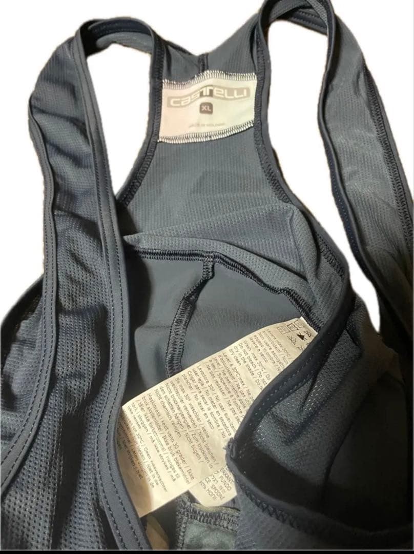 ★ 【未使用品】castelli　サイクルビブショーツ/XLメンズ　ネイビー