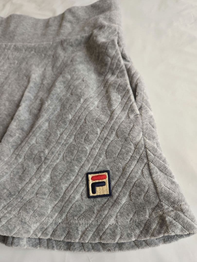 ク*ズ様 【FILA】ベロアトラックジャケットL&スコートXL　上下2点セット
