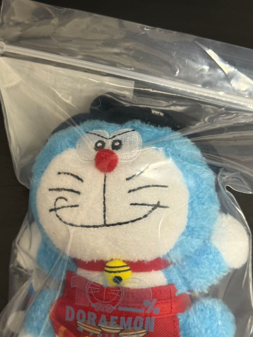 【100%ドラえもん】 ドラえもんキーチェーン 2個セット(おすもう＆おにぎり)