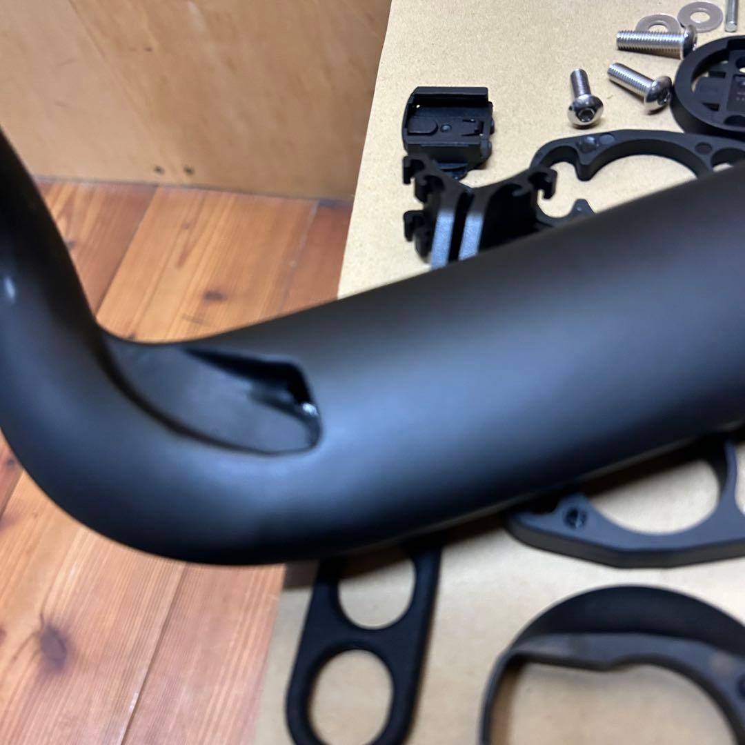 380×120mm KOCEVLO一体型カーボンハンドルマットブラック
