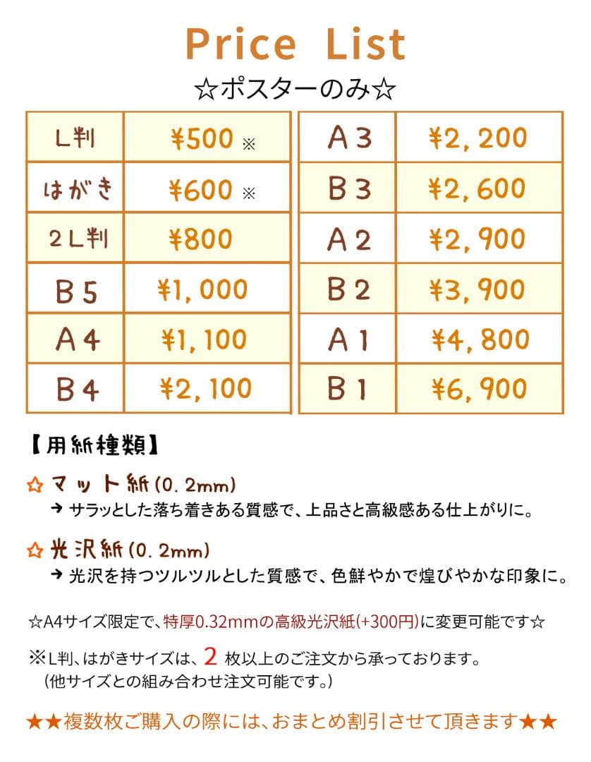 GIN☆B2ポスター3枚☆おまとめ割引