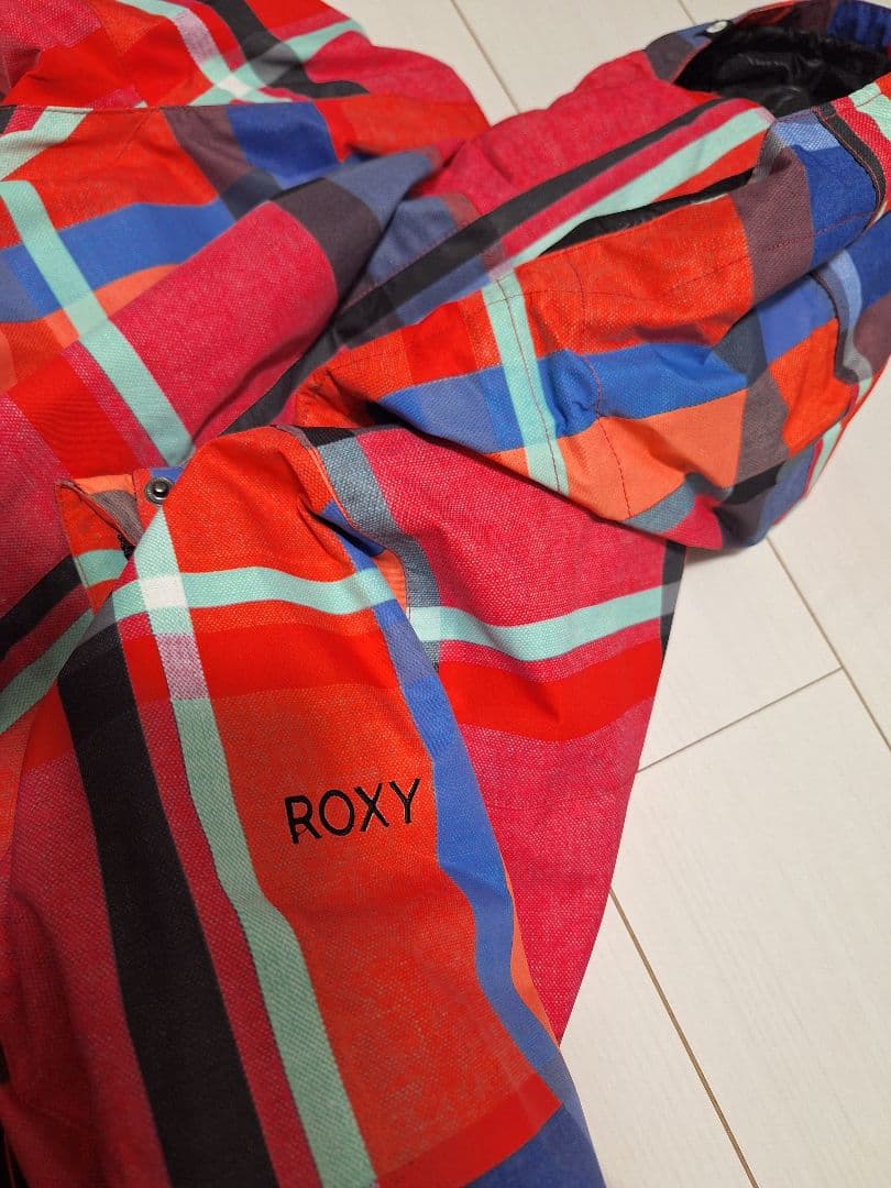 ROXY チェック柄 スノーボードウェア