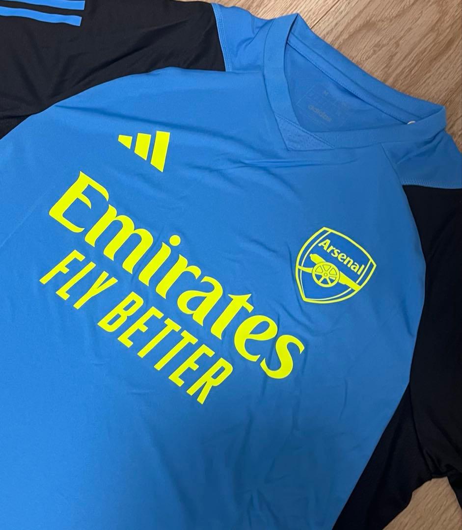 adidas アーセナル　トレーニングシャツ　プレマッチシャツ　プラシャツ　新品
