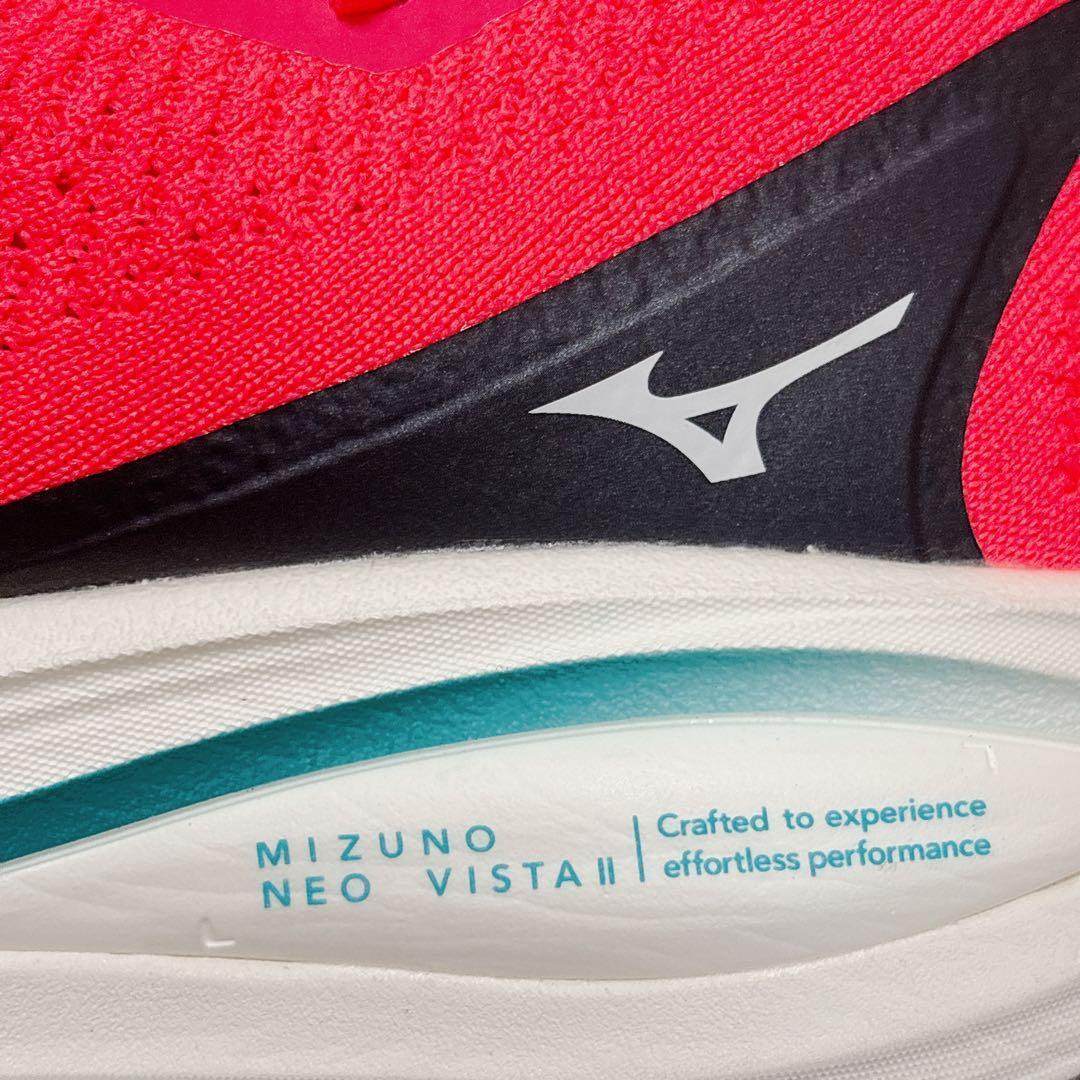 【極美品】ミズノ MIZUNO ネオビスタ２　ランニングシューズ 28