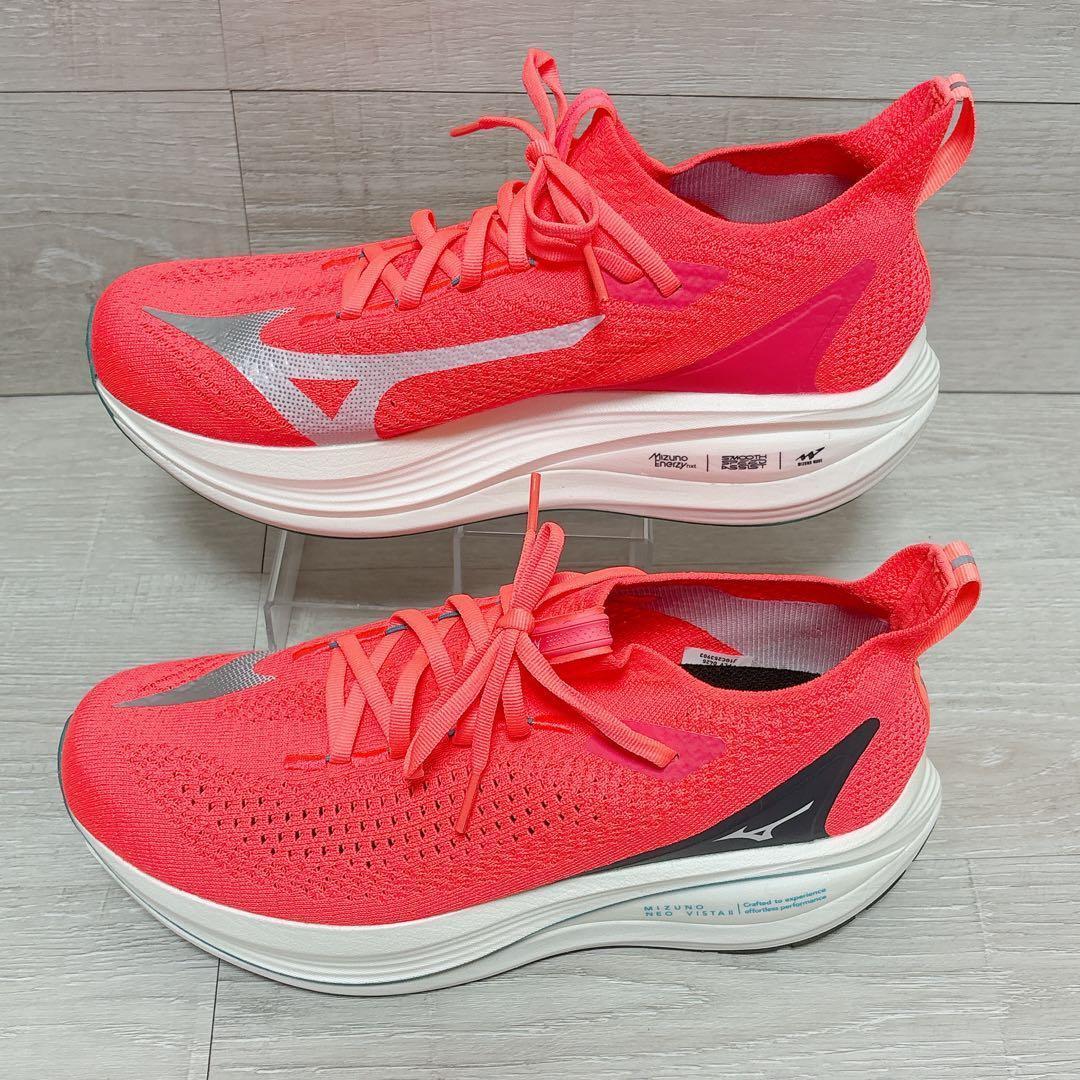 【極美品】ミズノ MIZUNO ネオビスタ２　ランニングシューズ 28