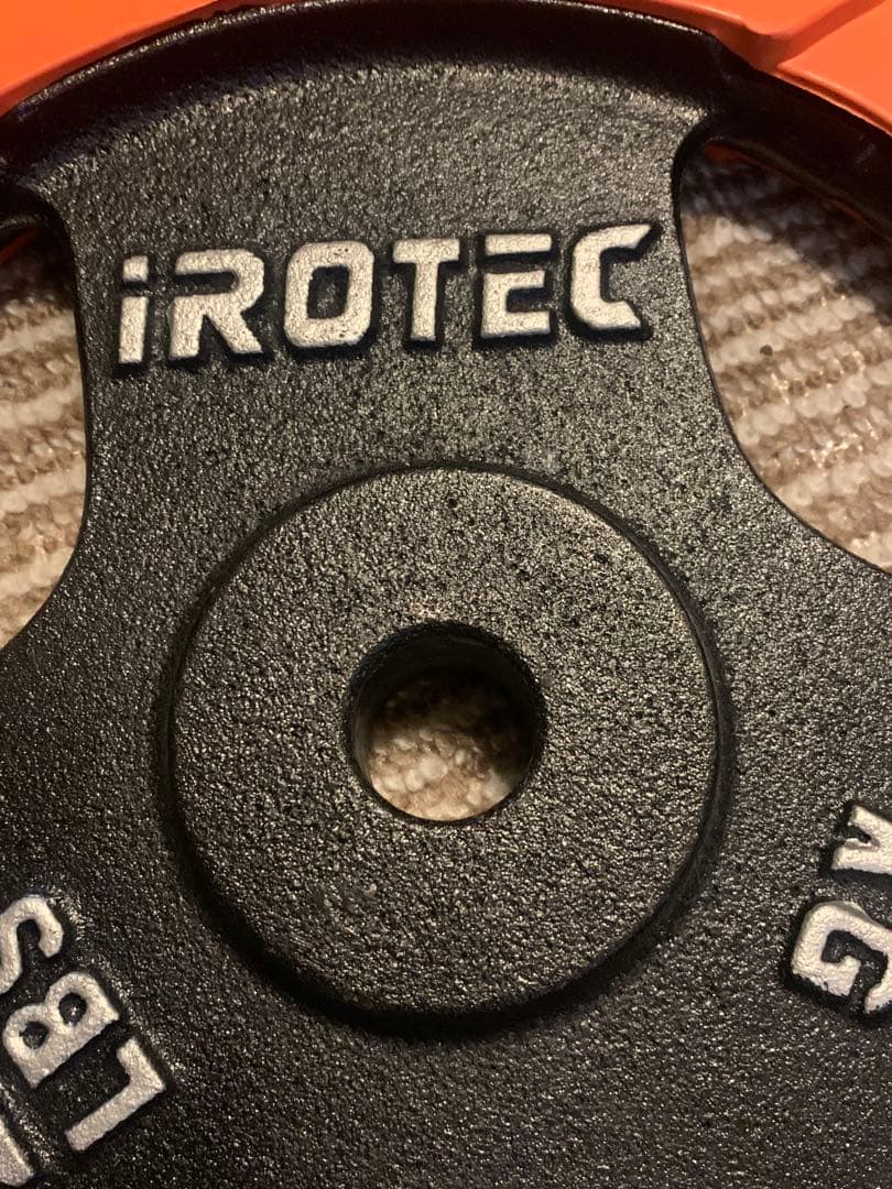 ★すぐ発送★iROTEC 10kg 22lbs ウエイトプレート 2枚セット