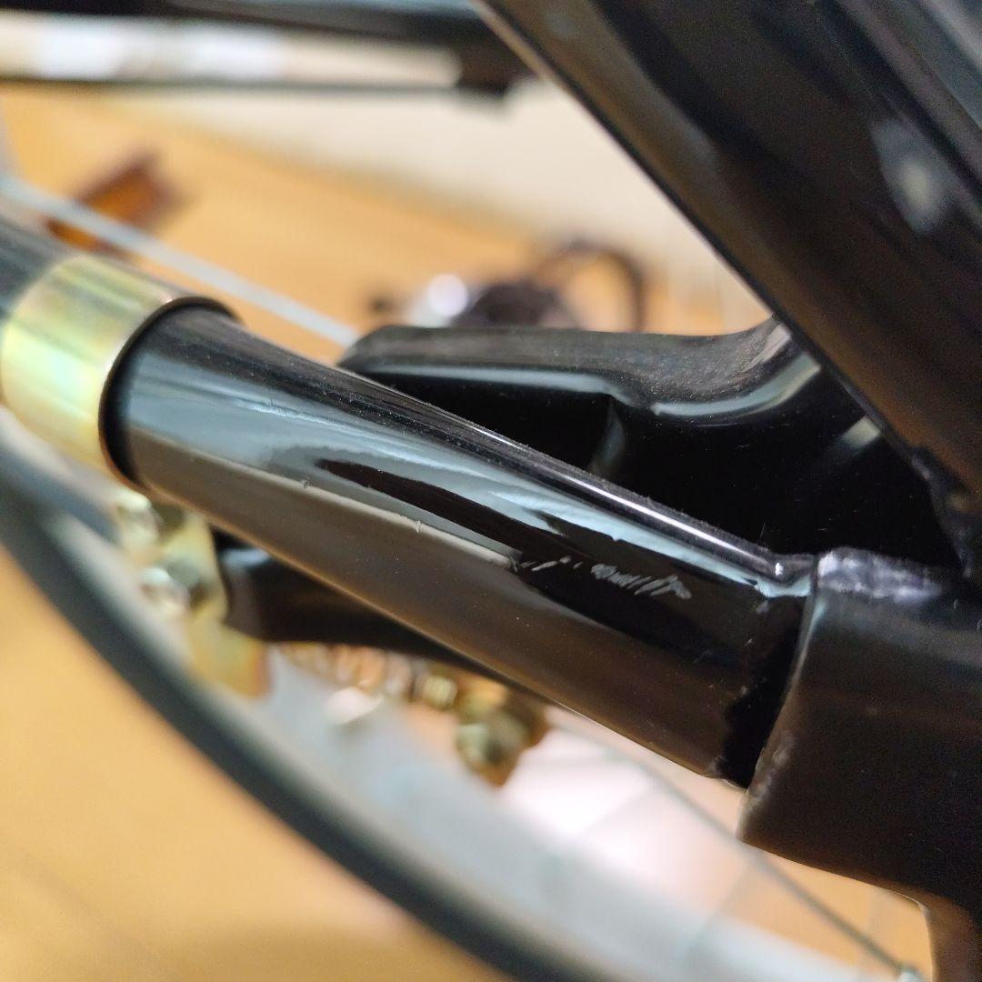 折りたたみ自転車 黒　アイジュサイクル20インチ
