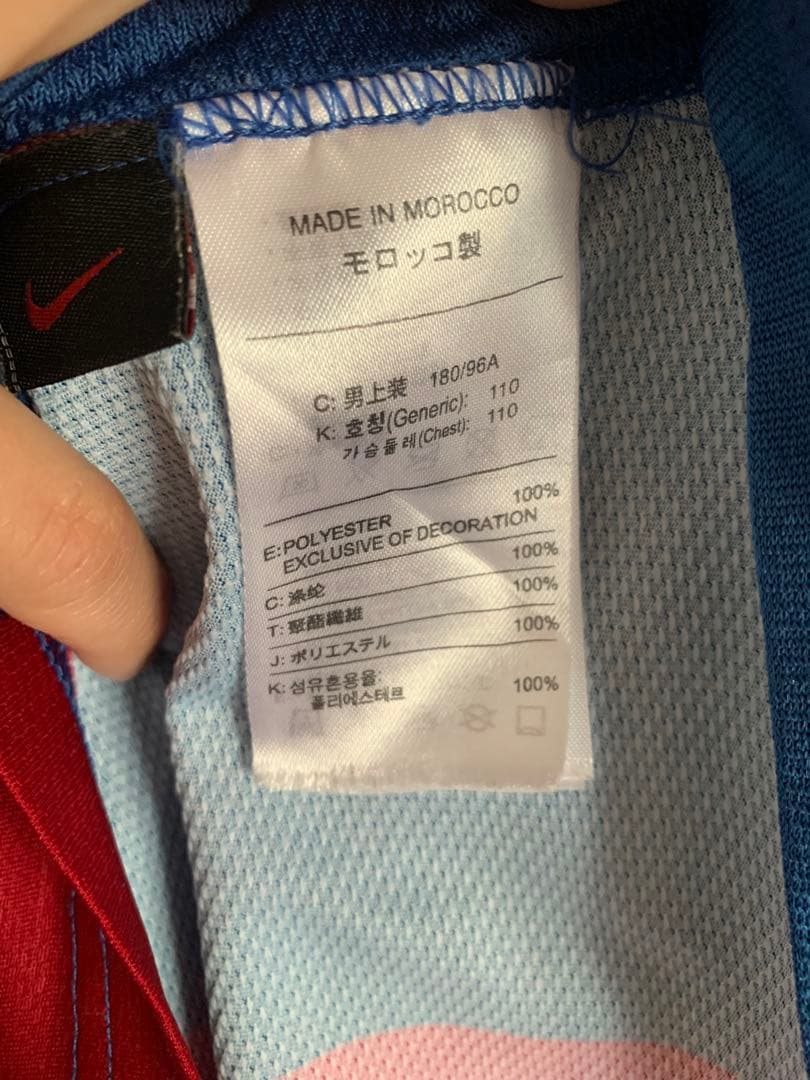 FC Barcelona RONALDINHO 10 長袖シャツ M