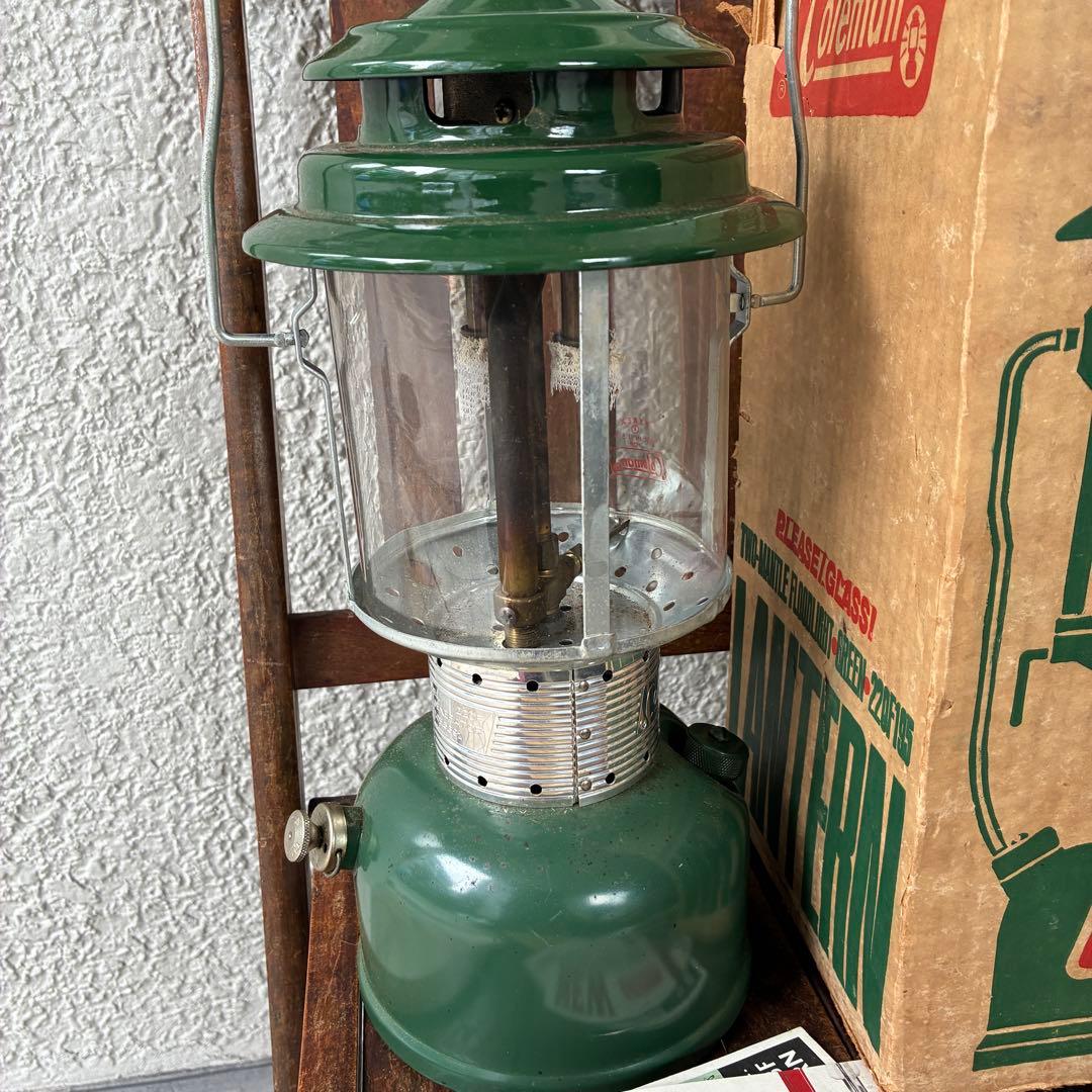 箱付き70's Coleman コールマン220F ランタン　70年3月USA