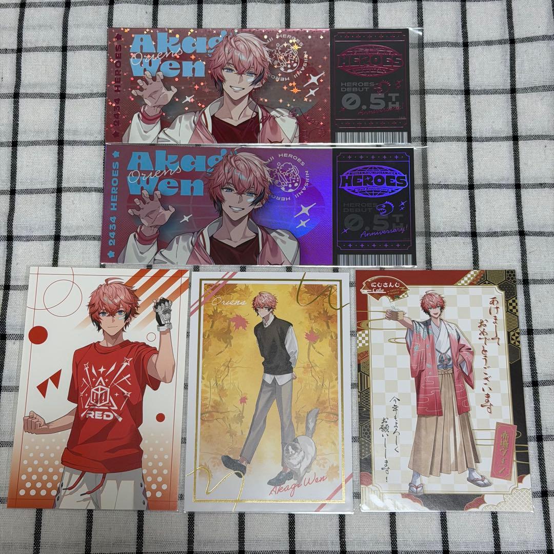赤城ウェン まとめ売り アクスタ カード にじこっと