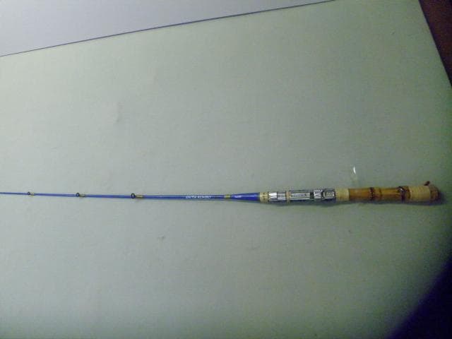 085★手作り(テトラ竿)【全長120㎝】【イセエビ釣りなど】【負荷重り20号】