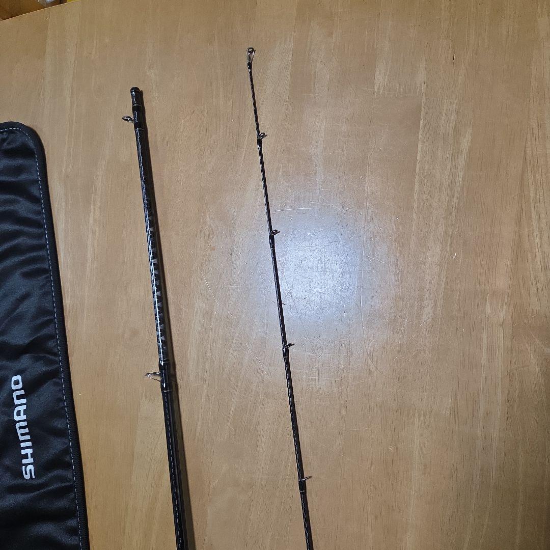 中古美品 SHIMANO EXPRIDE 166M-2 ロッドケース付き