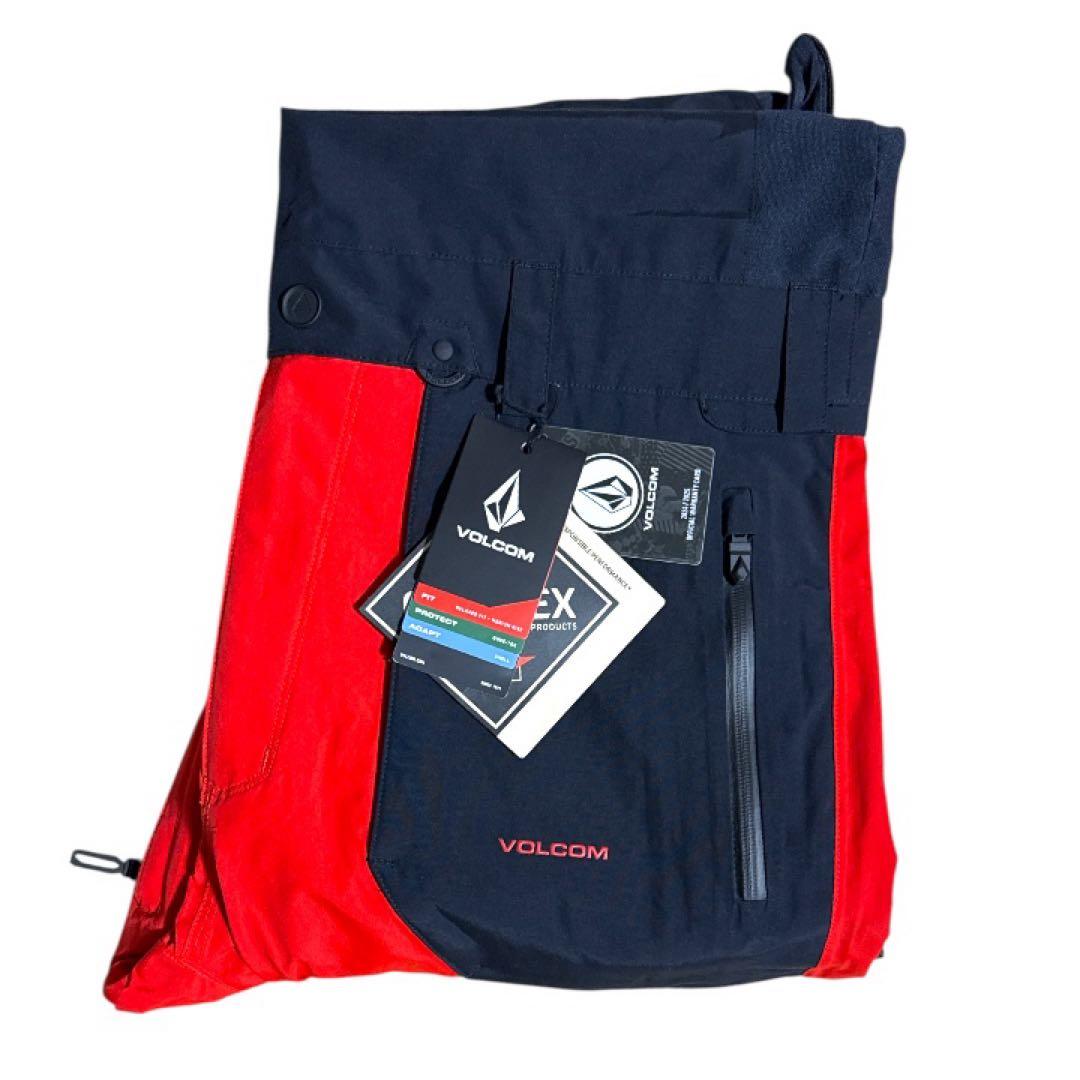 新品 ボルコム Mens Rain Gore-Tex Bib Overalls