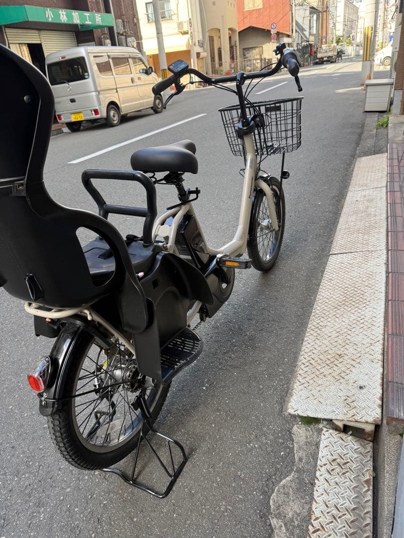 子供乗せ　パナソニック　電動アシスト自転車 チャイルドシート付き