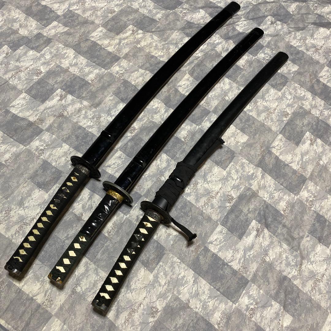 超激安演劇•演技コスプレ用軽量模造刀3本