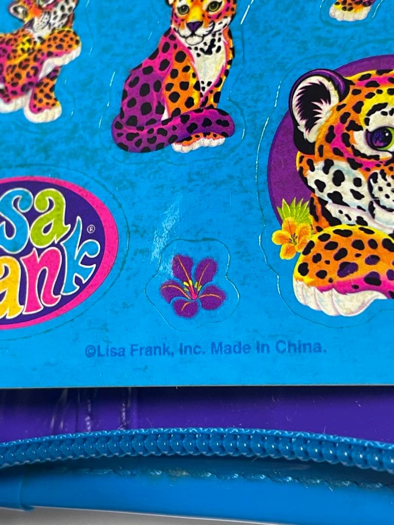 超希少・タグ付Lisa Frank ヒョウのハンター システム手帳 ヴィンテージ