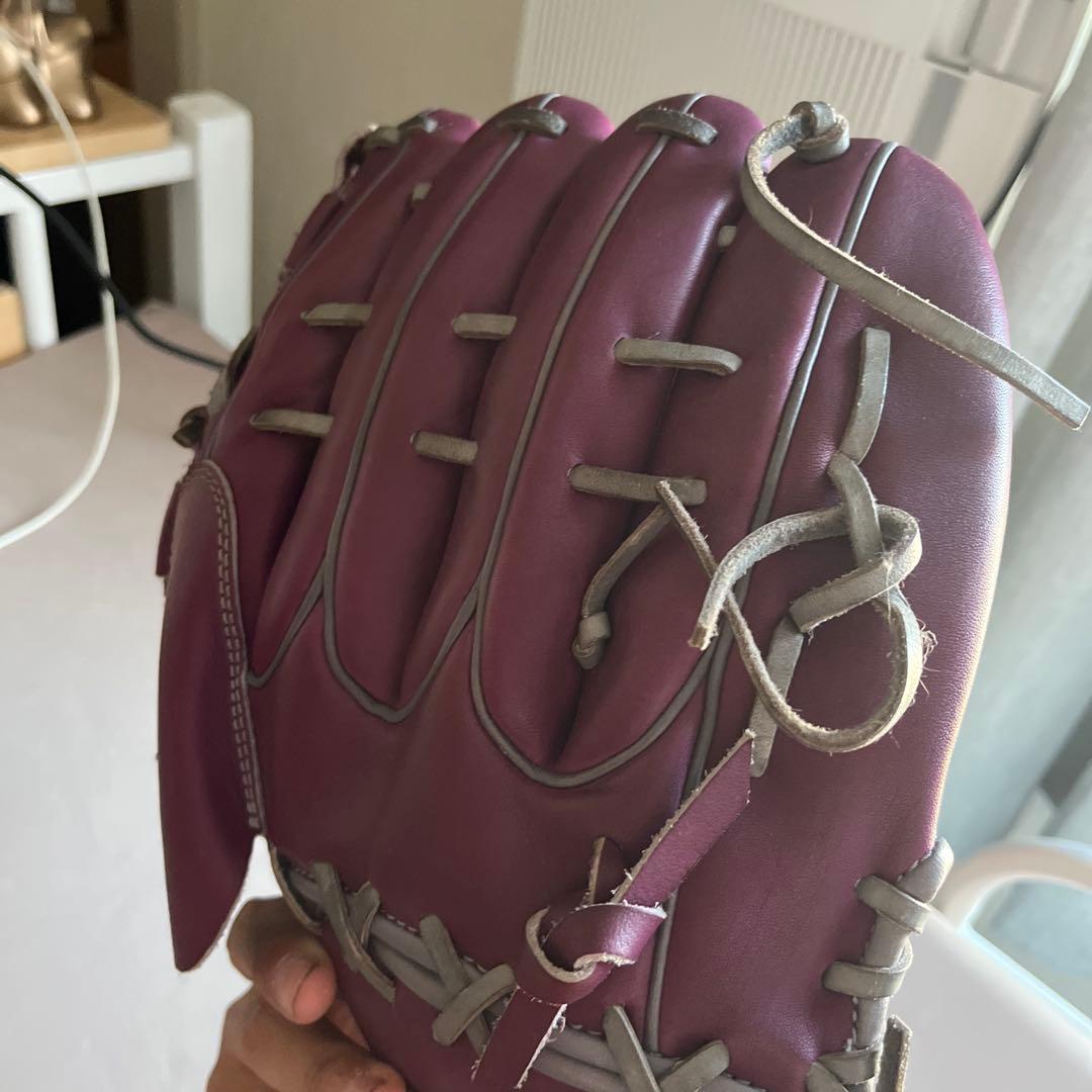 ZETT PROSTATUS 硬式グローブ パープル