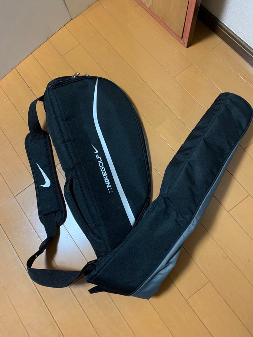 希少NIKE GOLF クラブケース ブラック キャディバック ゴルフバック