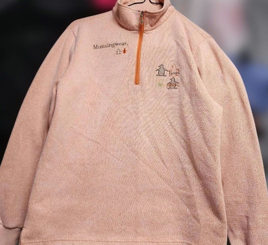 ゴルフウェア Munsingwear オレンジ トレーナー