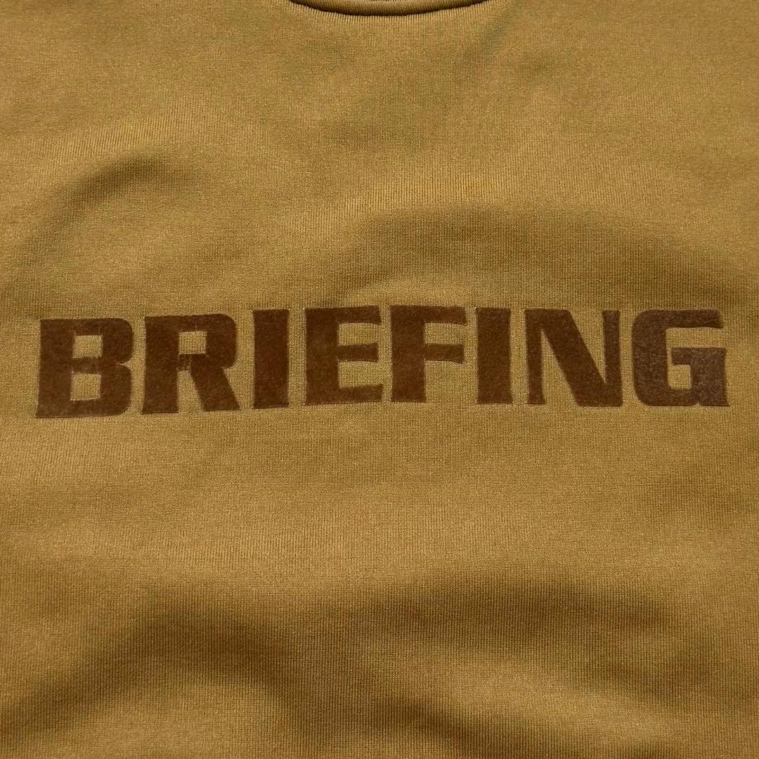 【良品✨】BRIEFING スニード トレーナー ロゴ GOLF ブラウン
