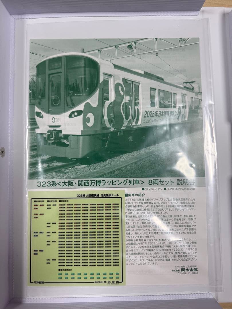 KATO 323系 【大阪・関西万博ラッピング列車】