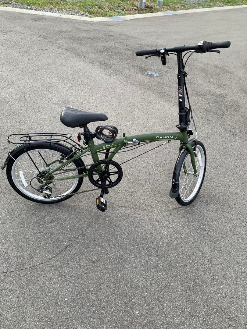 DAHON D6 折りたたみ自転車 2018年製 マットカーキ