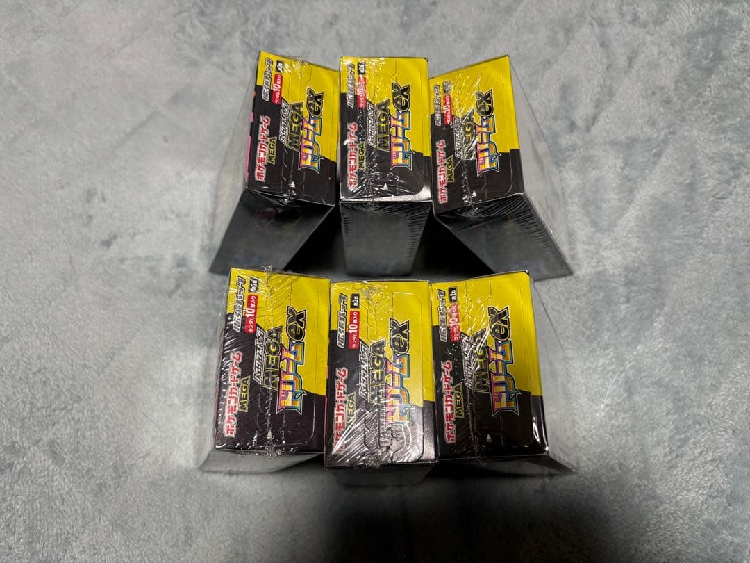 【シュリンク付き】新品未開封品 ポケモンカードゲーム メガドリーム6box