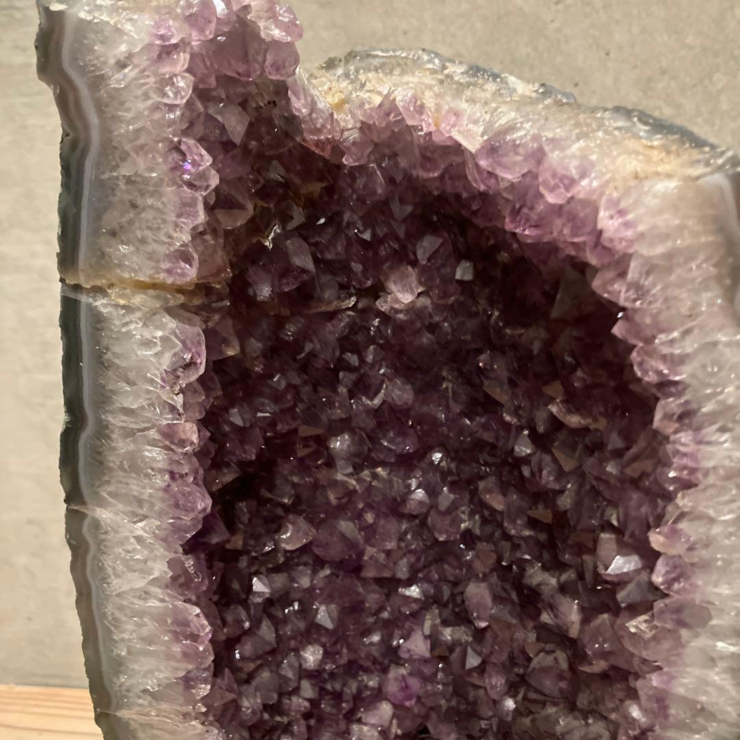 アメジストドーム　17kg 置物 オブジェ 運 風水 水晶 原石 置物 紫水晶