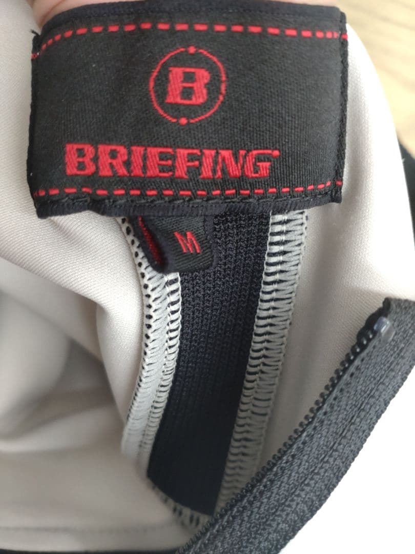 BRIEFING ハーフジップロングスリーブシャツ
