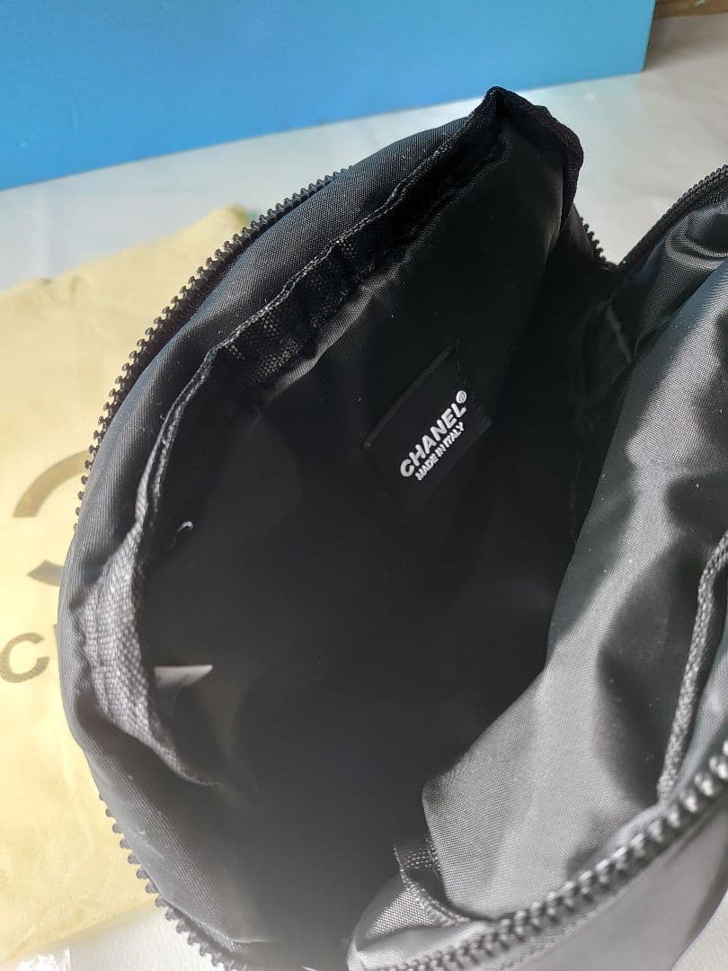 CHANEL ブラック トートバッグ カメリアチャーム　⑤チャーム