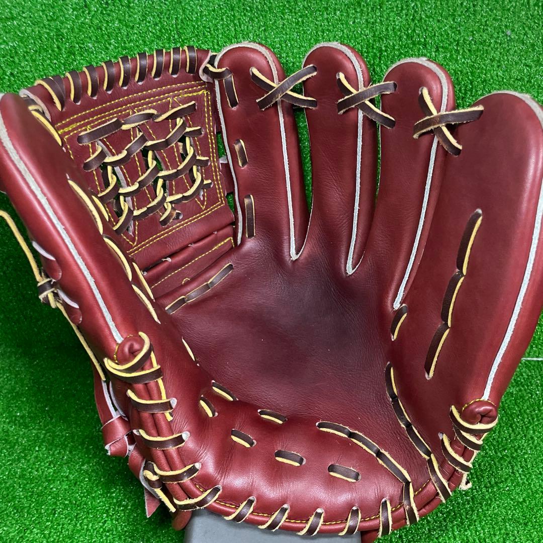 硬式用 投手用 ピッチャー用 グラブ 大人用 一般用 高校野球 ツーピースウェブ