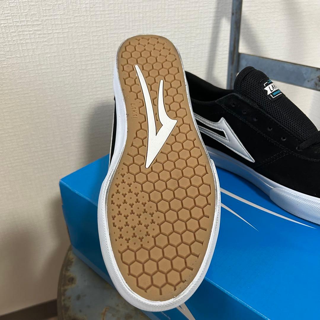 Lakai 26.0cm スケートシューズ ブラック/ホワイト 箱付き