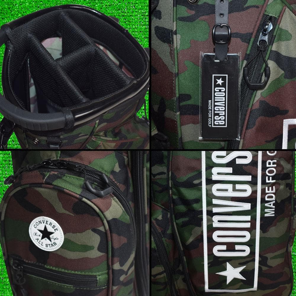 CONVERSE/コンバース スタンド式 キャディバッグ 9型【カモ】新品！