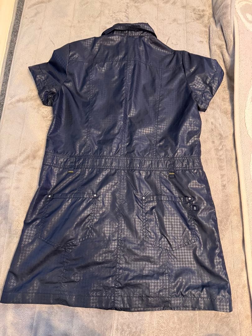 【美品】Munsingwear レディースワンピース L ネイビー