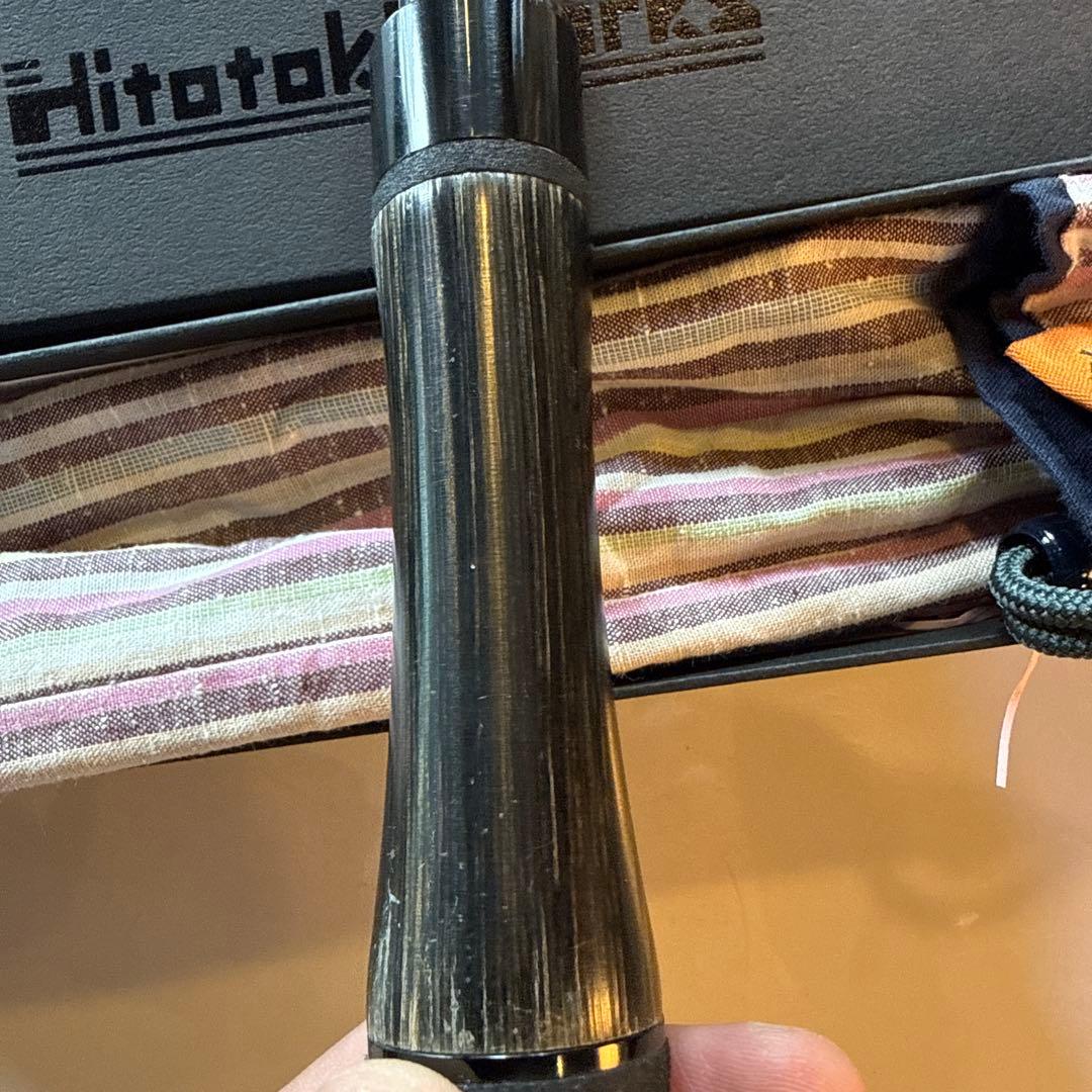 Hitotoki works ヒトトキワークス　ブラックウッドスピニンググリップ