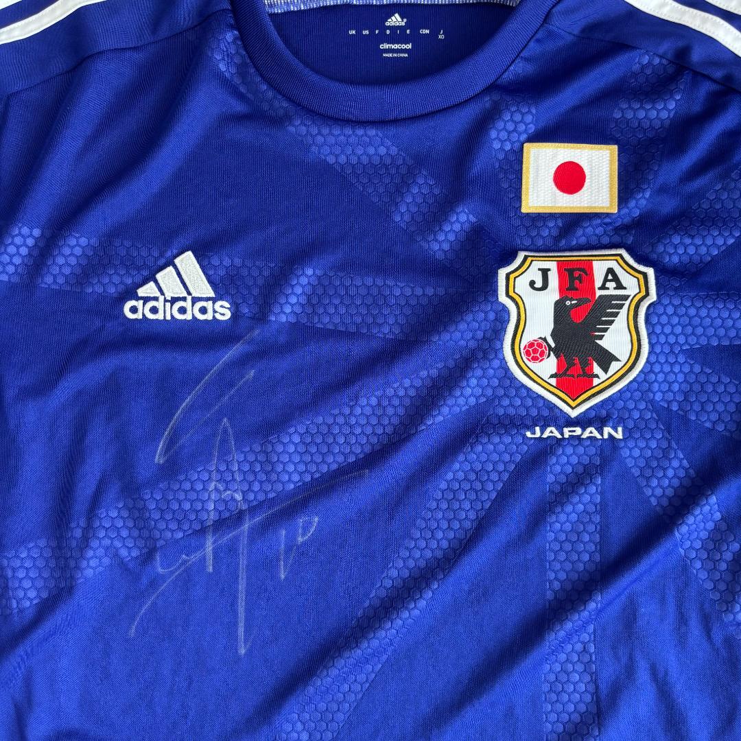 香川真司 直筆 サイン入り⭐️サッカー日本代表 レプリカユニフォーム 2014