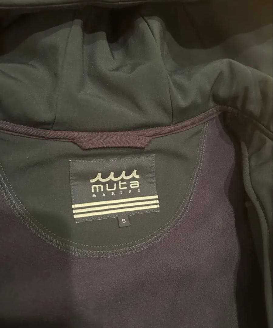 極美品 muta MARINE 3LAYER ボンディングパーカー　サイズS