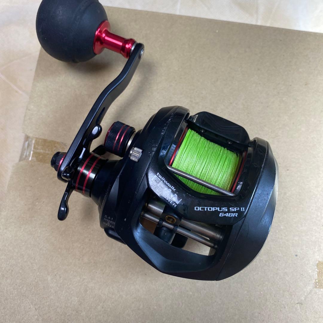 OCTOPUS SP Ⅱ 64R リール グリーンライン付き 船タコ