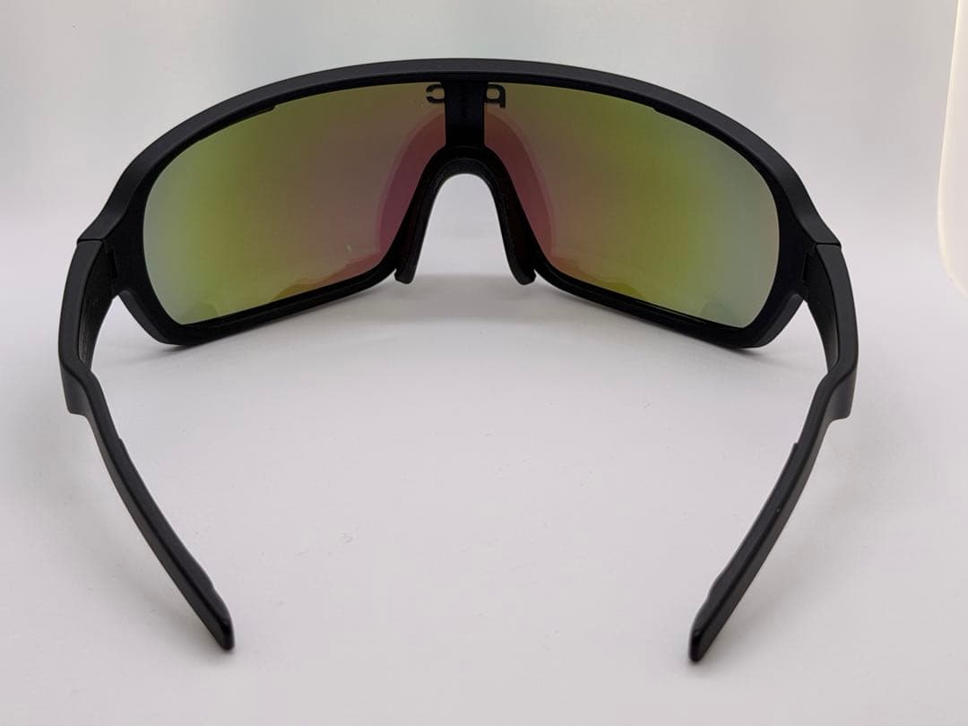 POC DO Blade スポーツサングラス ブラック/グリーンミラー